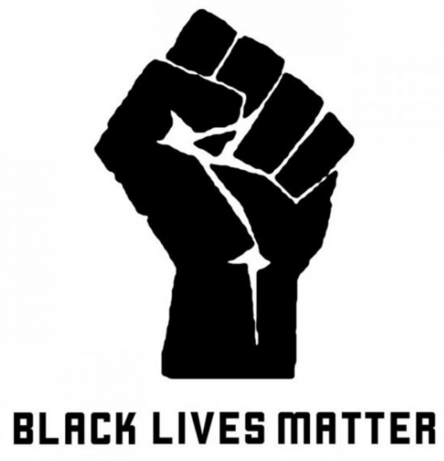 Black Lives Matter Symbol. Credit: Largs and Millport News