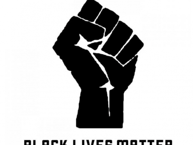 Black Lives Matter Symbol. Credit: Largs and Millport Weekly News